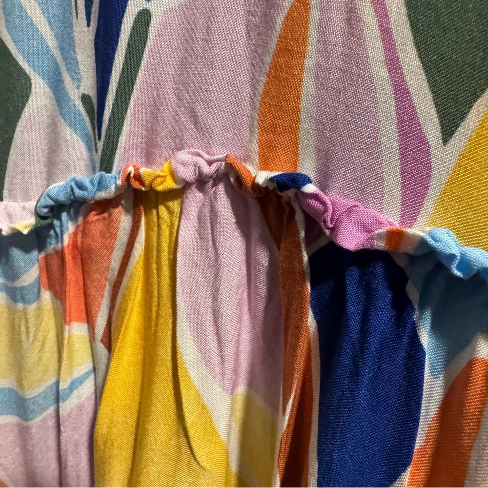 Colorful Sleeveless Sun Dress Size XXXL 22 - Picture 3 of 10